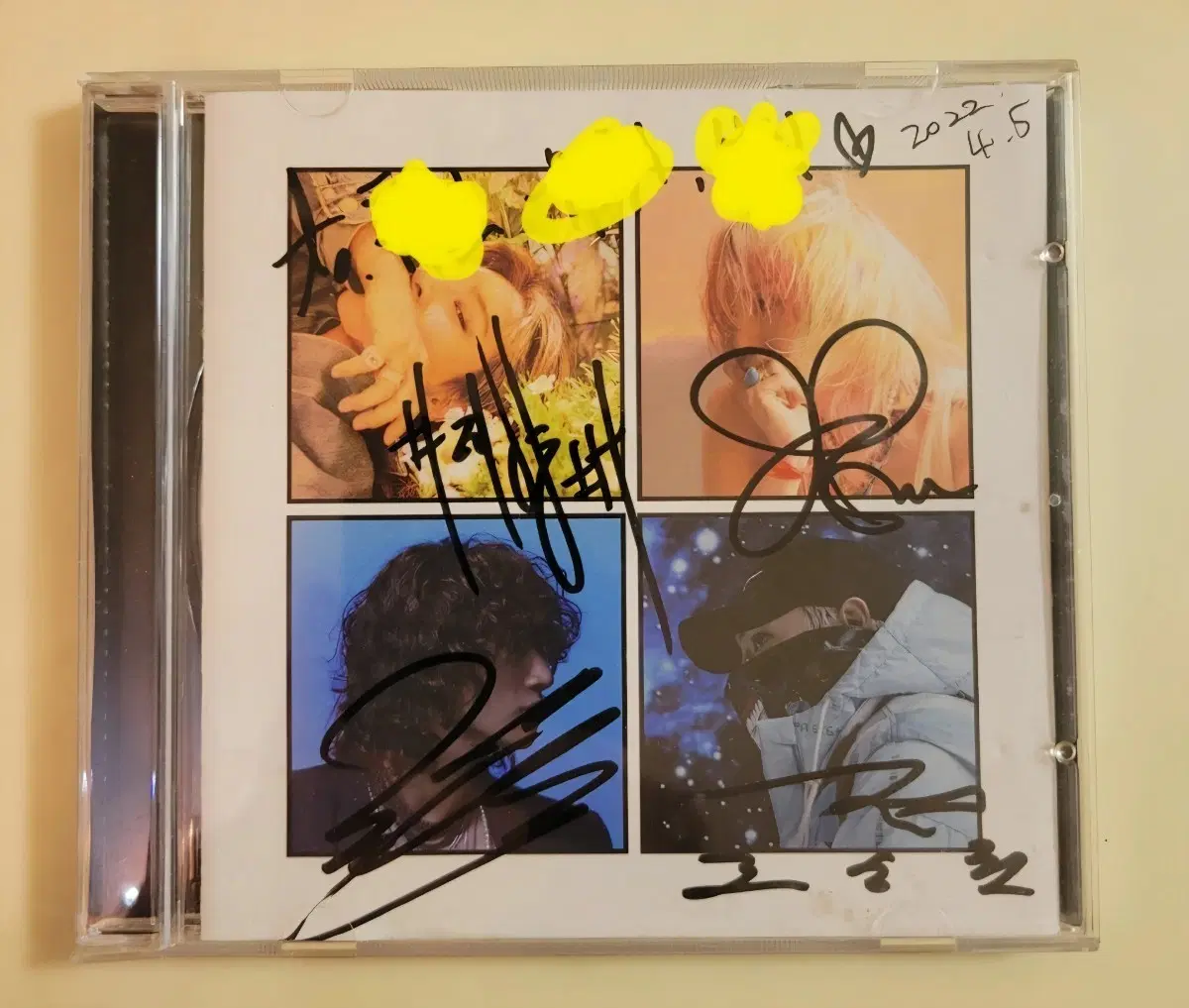 빅뱅 봄여름가을겨울 CD 지드래곤 태양 대성 탑 친필 싸인 CD 빅뱅 CD