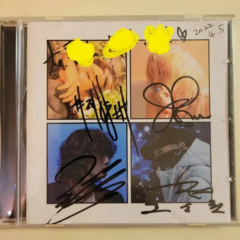 빅뱅 봄여름가을겨울 CD 지드래곤 태양 대성 탑 친필 싸인 CD 빅뱅 CD