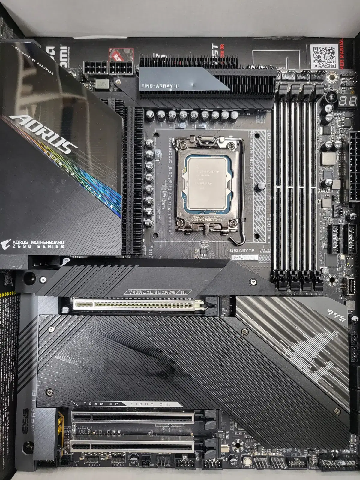 [일괄 판매] 인텔 i9-14900KF + 기가바이트 Z690 AORUS MASTER DDR5