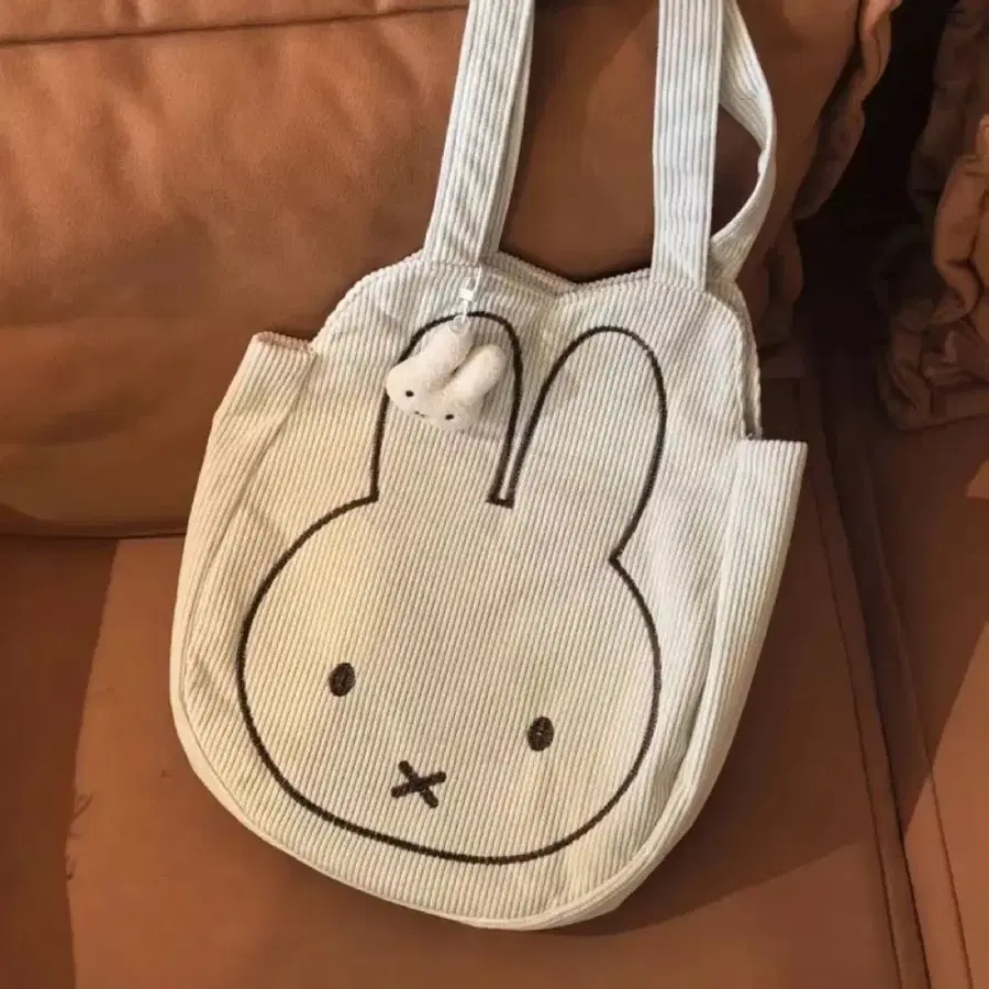 (새상품) 미피 코듀로이 골덴 숄더백