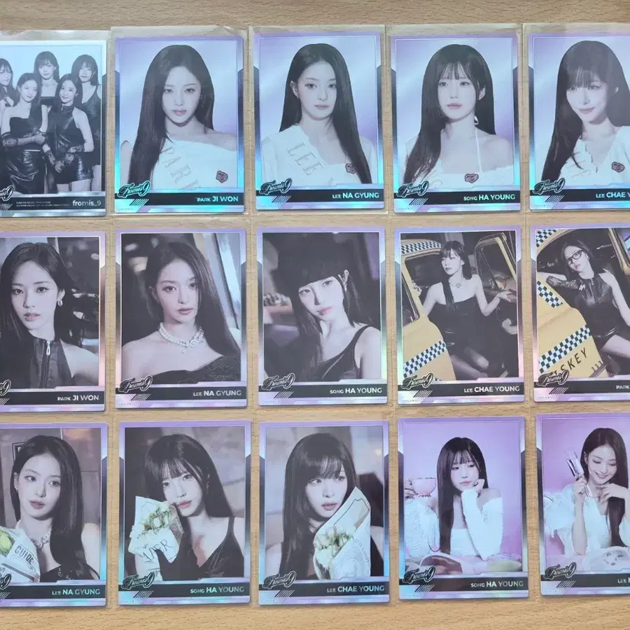 2026 테레카 프로미스나인 (레어 14장 + 팀 1장) 포토카드 15장랏 판매합니다.