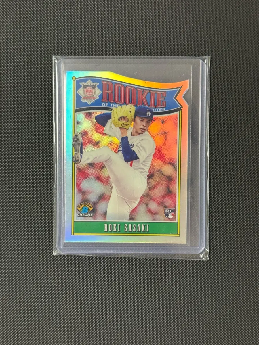 2025 bowman chrome 사사키 로키 루키 카드