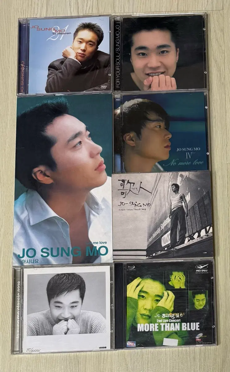 조성모 시디 (1집~5집 & 클래식 & VCD)