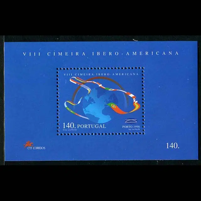 [BKstamp외국우표] 포르투갈 제8회 이베로아메리카 공동체 시트(1998년)