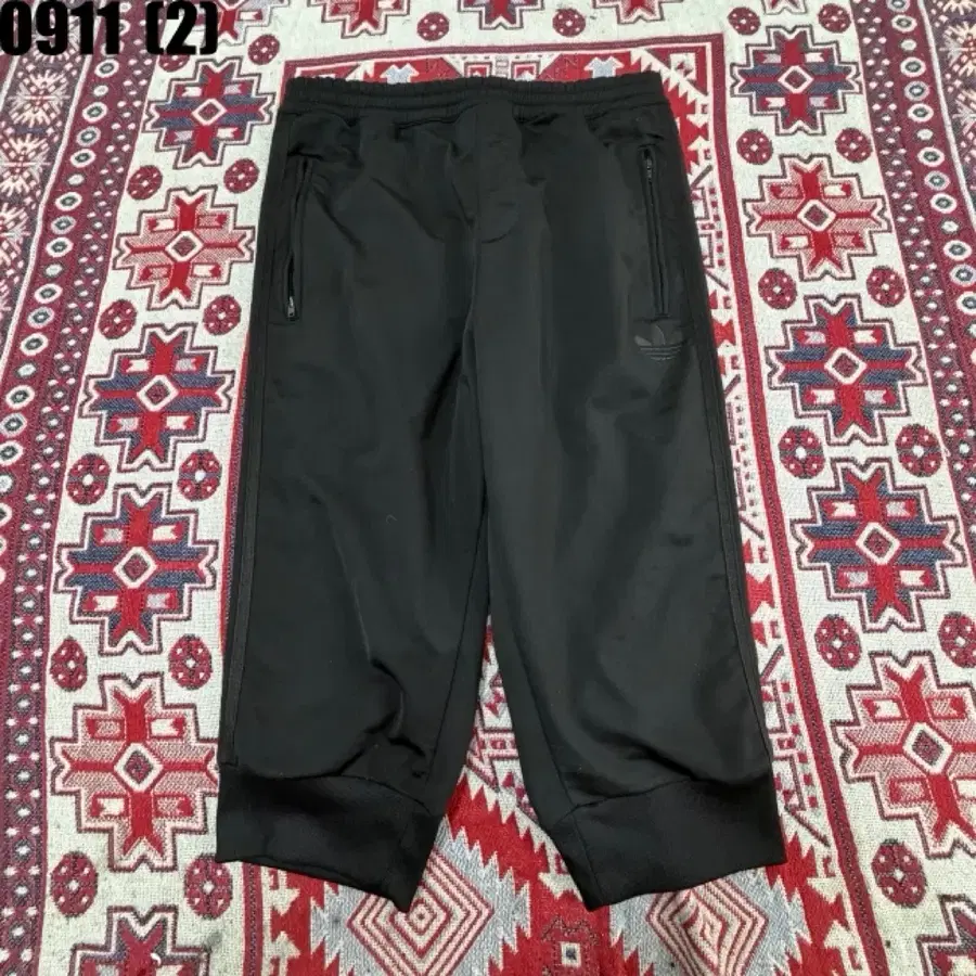 아디다스 삼선 3부 반바지 블랙 m 0911