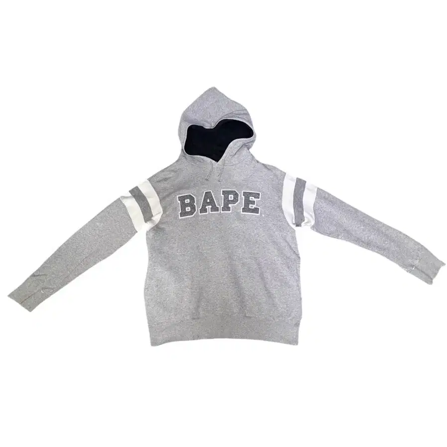 빈티지 00s 베이프 BAPE 그레이 후드 M