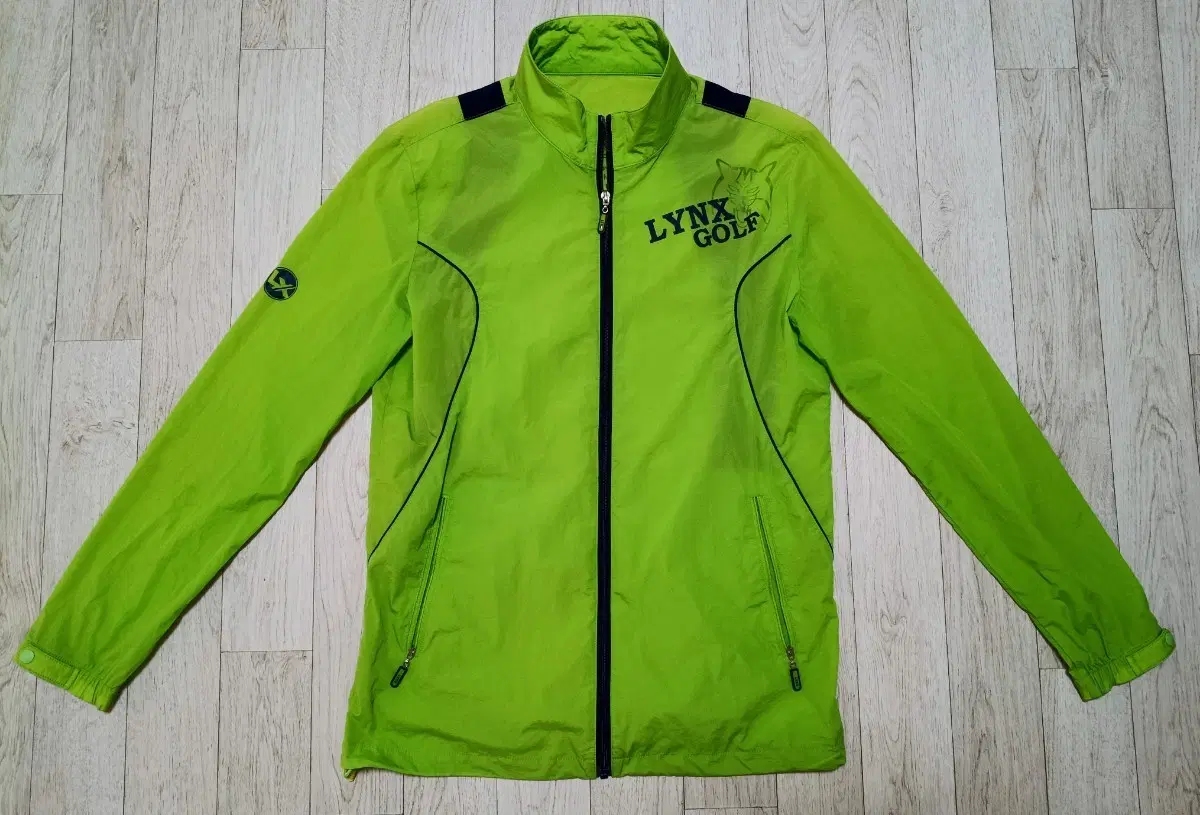 (정품) LYNX GOLF 바람막이 자켓 라임 M 95/100