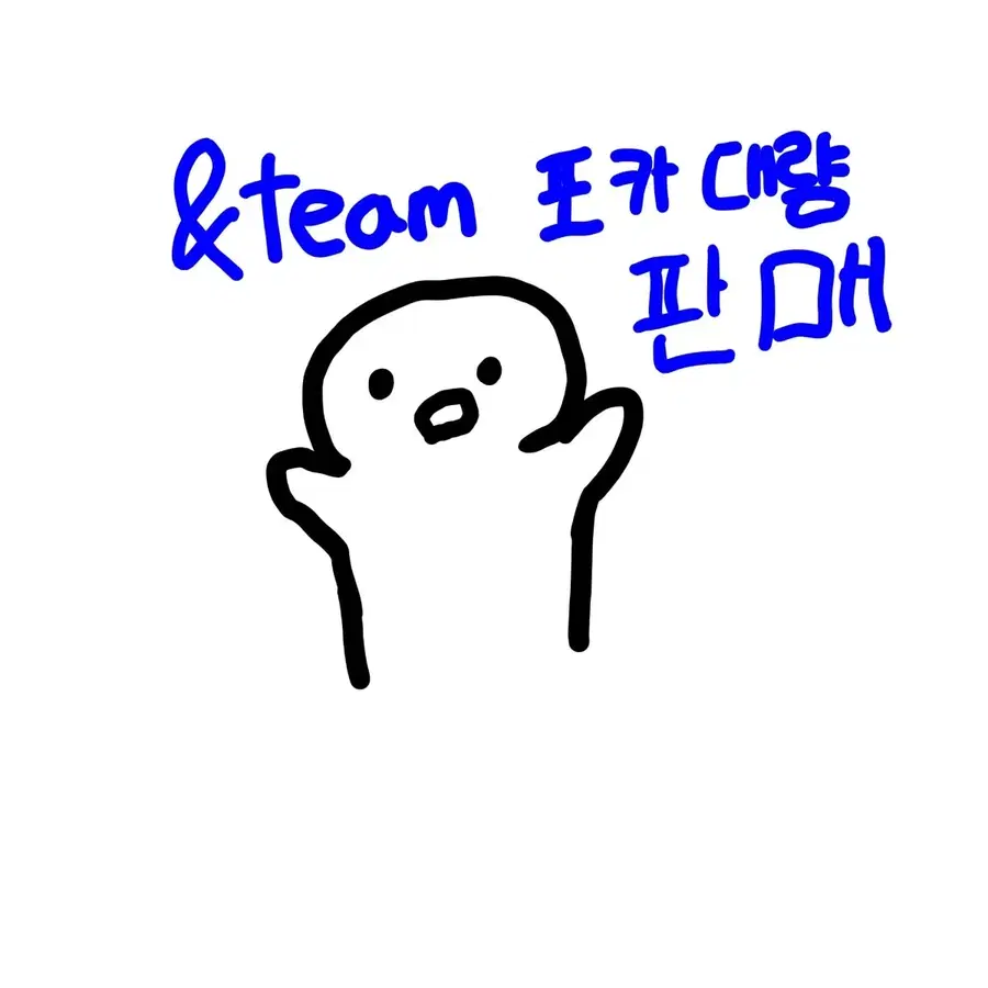 앤팀 포카 대량 판매
