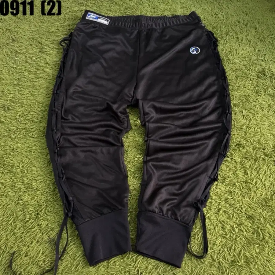 나이키 블랙 사이드 레이스업 트레이닝 팬츠 xl 0911