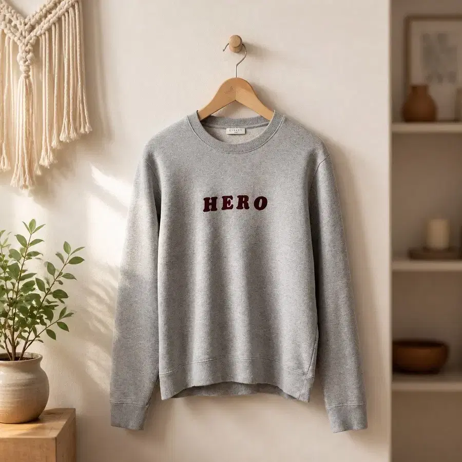 산드로 SANDRO PARIS HERO 레터링 코튼 맨투맨  XL사이즈
