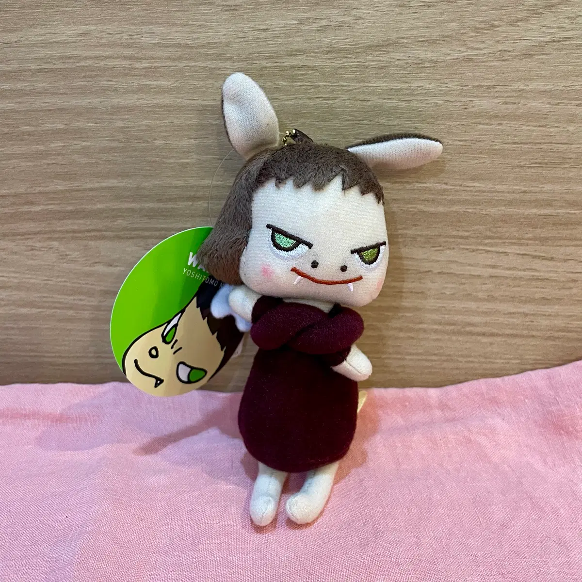 [새제품]정품 요시토모 나라 인형 키링