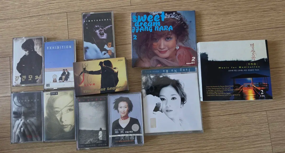 90s 가요 카세트테이프/ CD/ 총 11종 일괄 (이승횐 3집 전람회 1집 김건모 2.3집외)