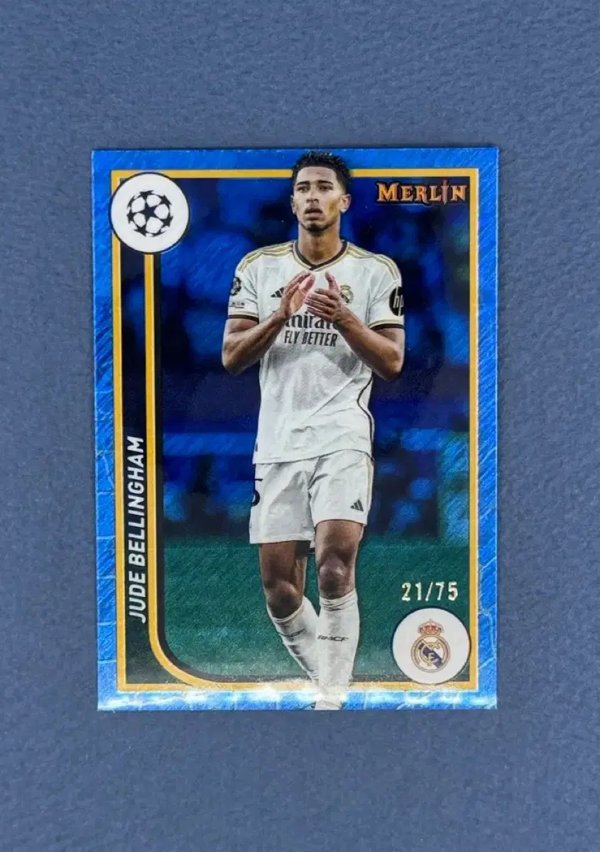 2023-24 Merlin UEFA Club Competitions 주드 벨링엄 Blue Refractor 75한정