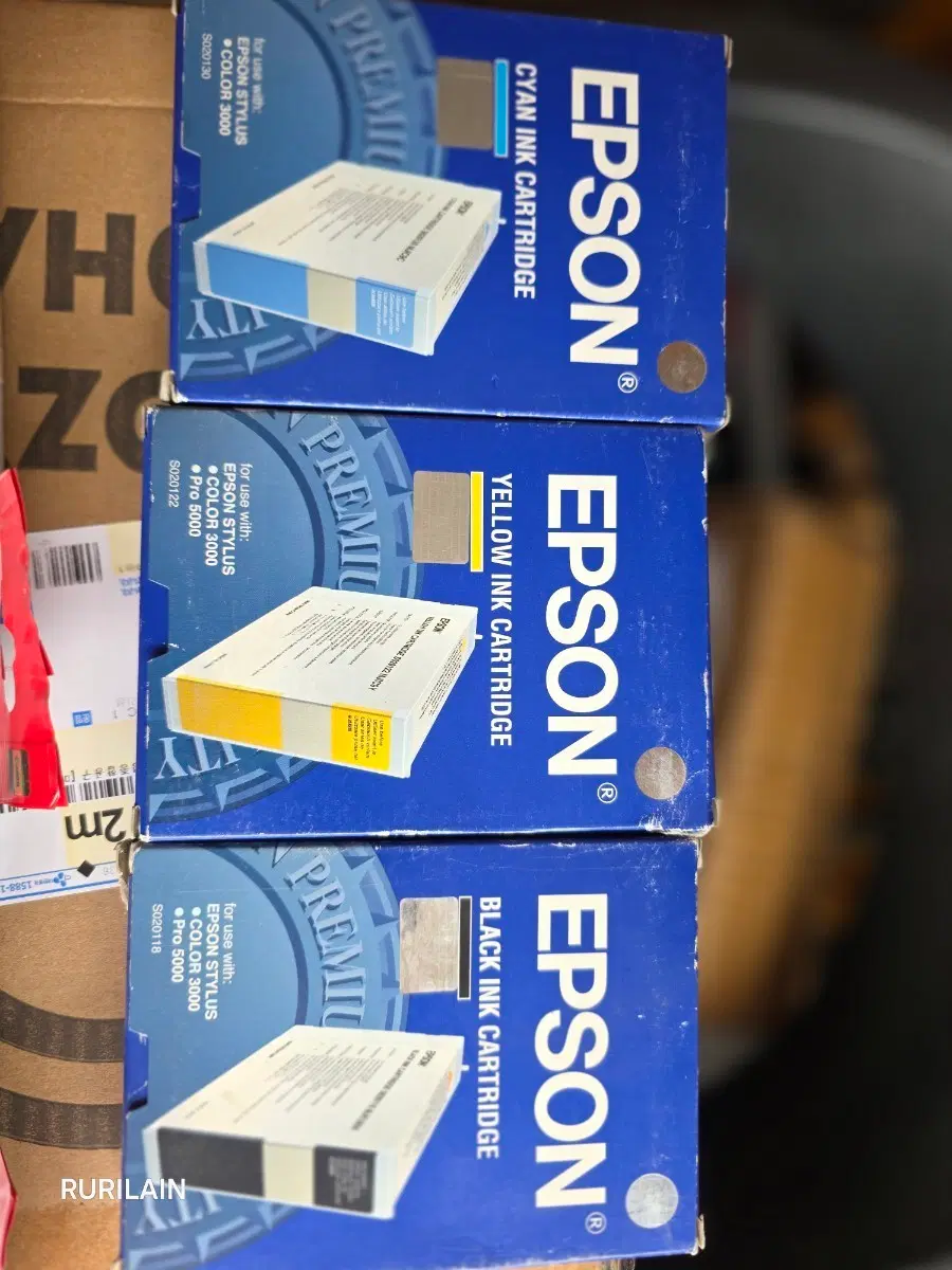 Epson Stylus 컬러 3000, 5000 용 카트리디 3색