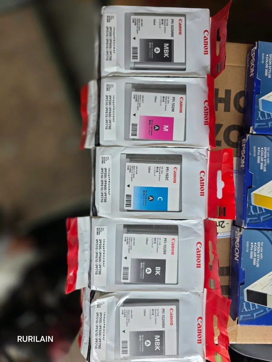 Canon imagePROGRAF용 잉크카트리지