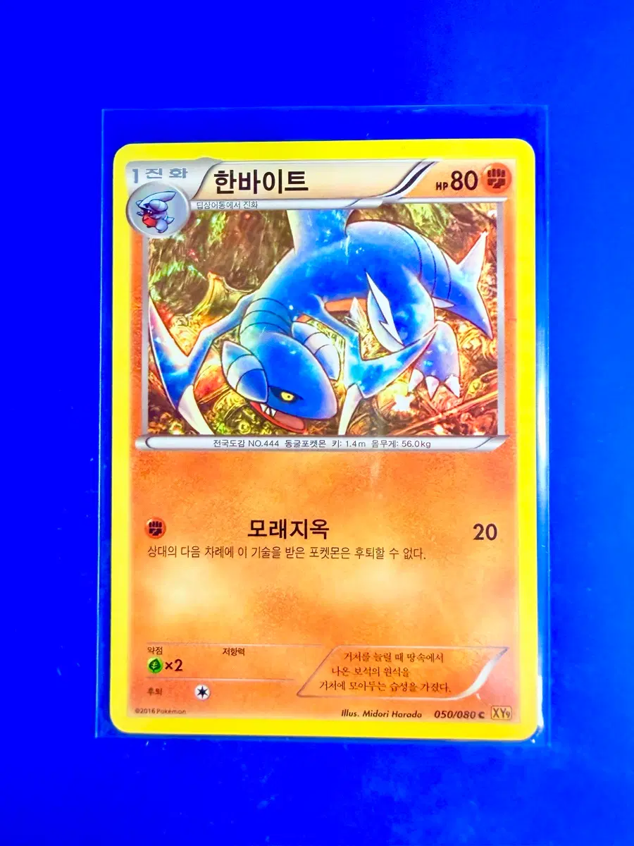 포켓몬카드 2016년 고대카드 XY9 한바이트 카드
