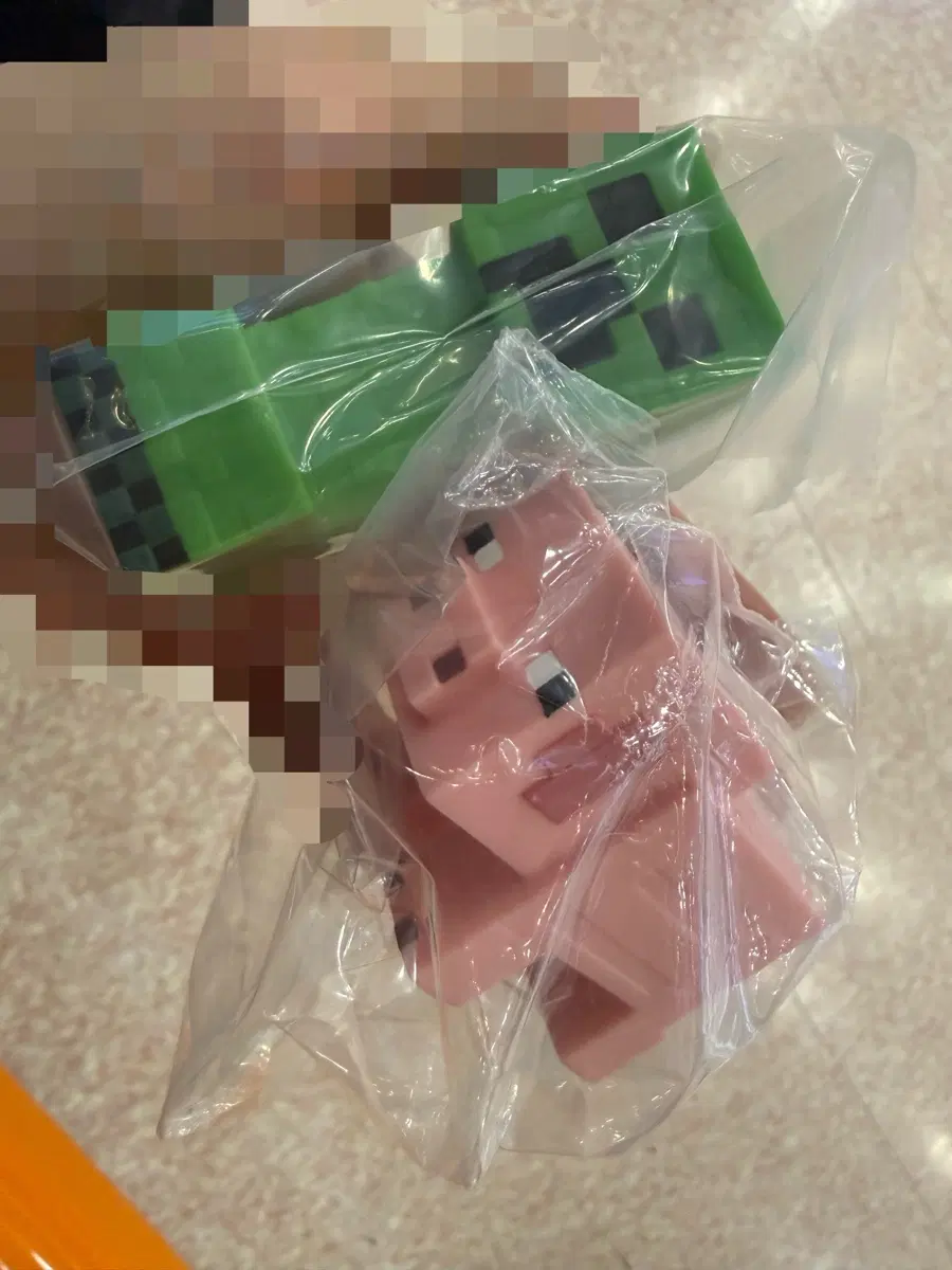 마인크래프트 빅 소프비 크리퍼 돼지 가챠 피규어