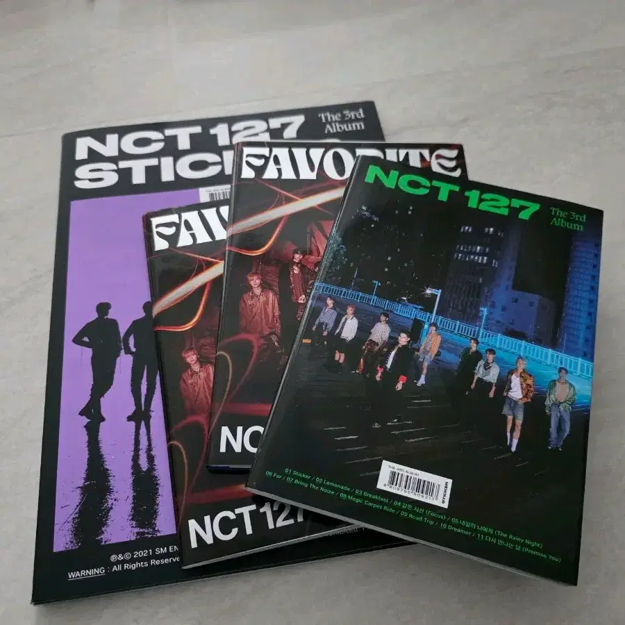 NCT127 앨범 4장 일괄
