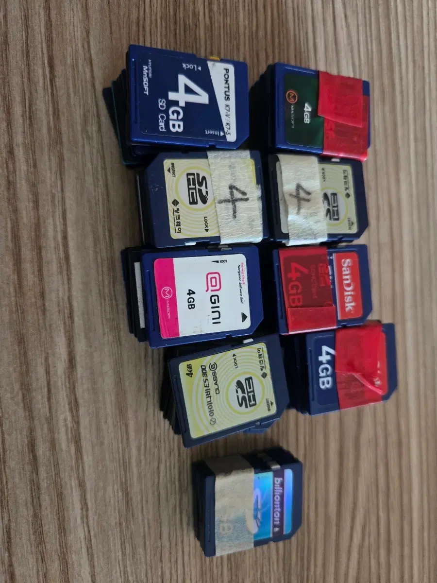 SD카드 4GB 총 85개