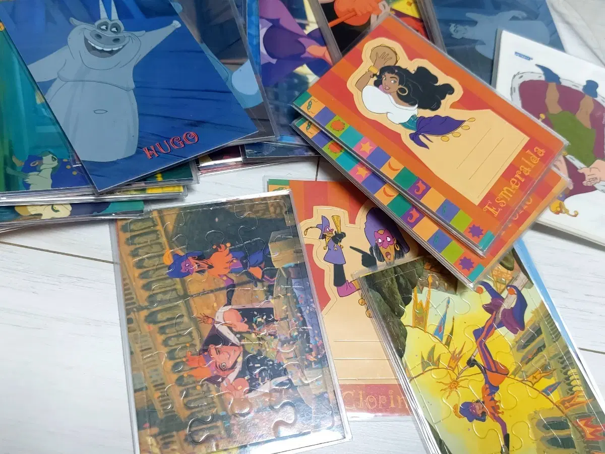 디즈니 빈티지 노틀담의 꼽추 포토카드 세트