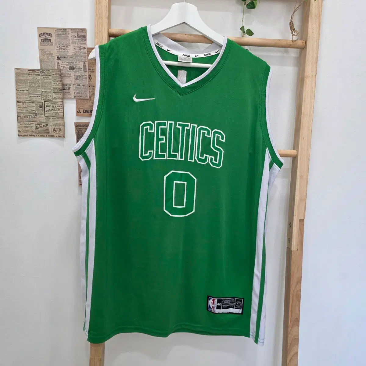 [XL/48] 나이키 NBA 보스턴 셀틱스 테이텀(TATUM 0) 스윙맨 저지