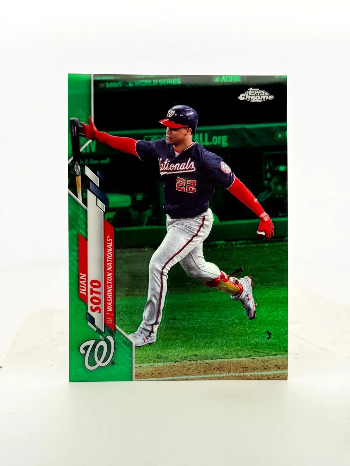 워싱턴 네셔널스 후안 소토 99한정 GREEN REFRACTOR 2020