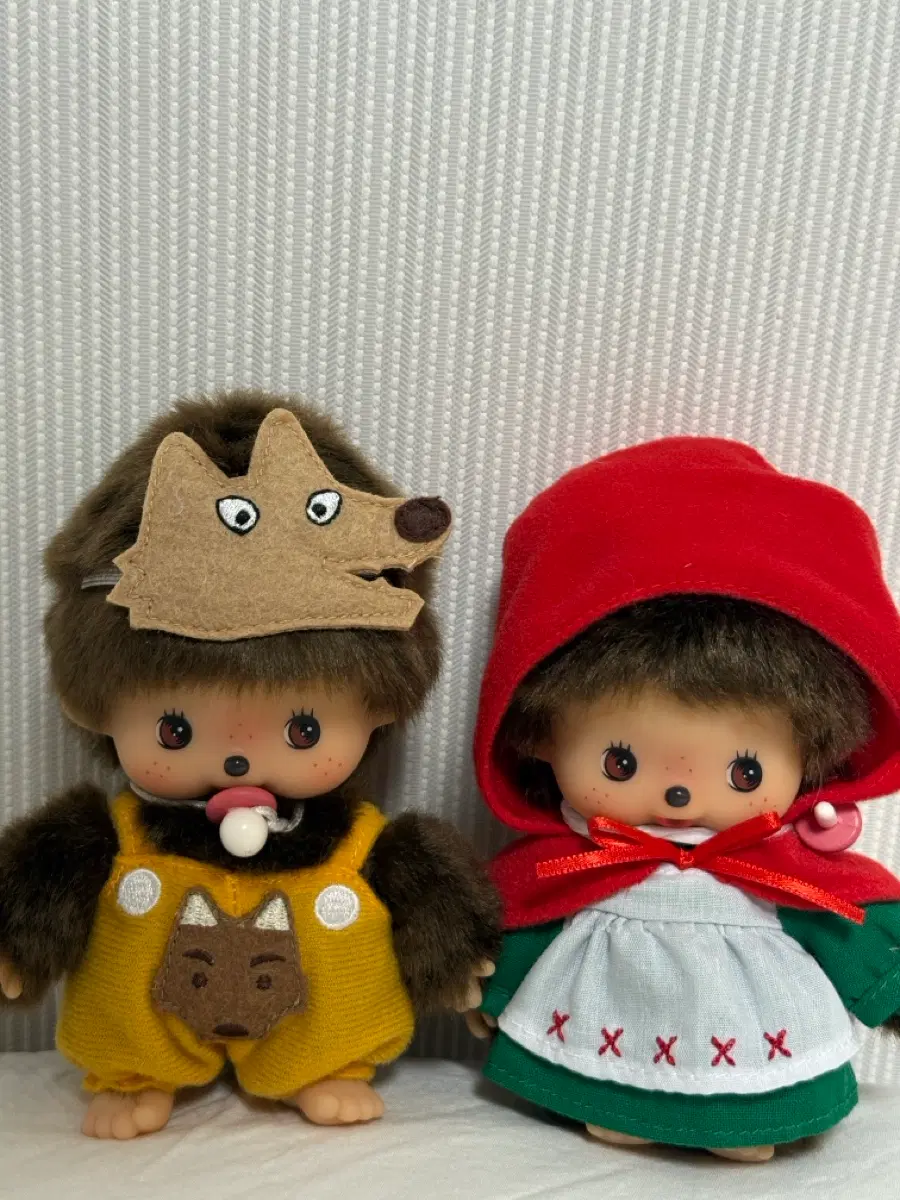 몬치치 인형 늑대&빨간망토 세트 일괄판매(원가이하)