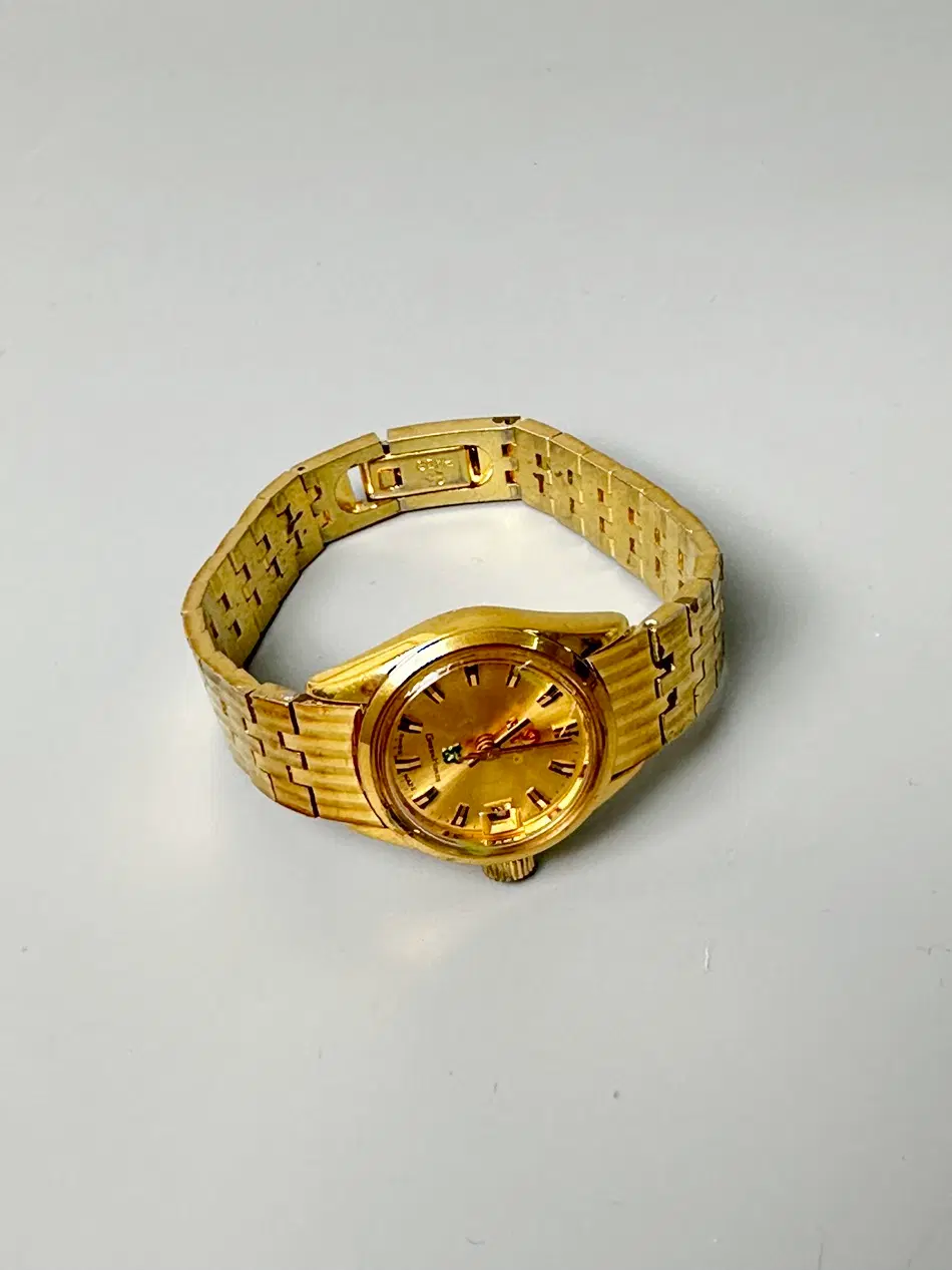 라도 (RADO) 1960~70's 그린호스 (Green Horse) 여성용 오토매틱 풀 금장 순정 메탈줄 시계