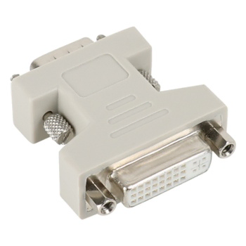 DVI to RGB(F/M) 변환젠더 화이트