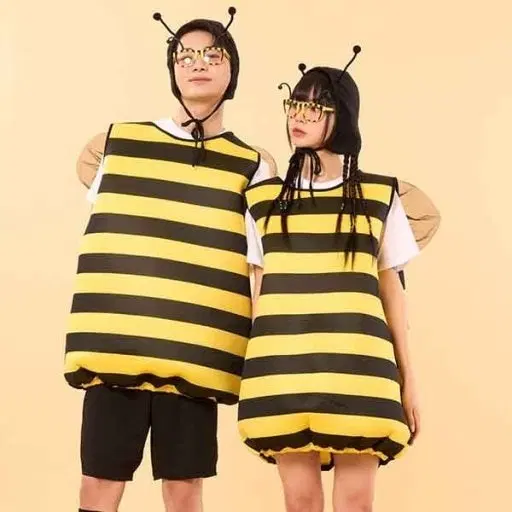 체육대회 졸사 꿀벌 조끼