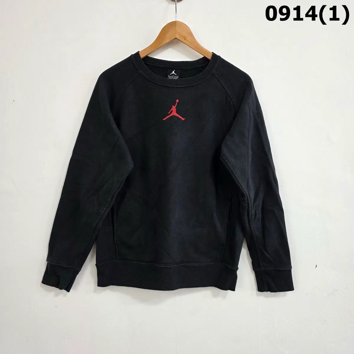 조던 맨투맨 블랙 XL 아동
