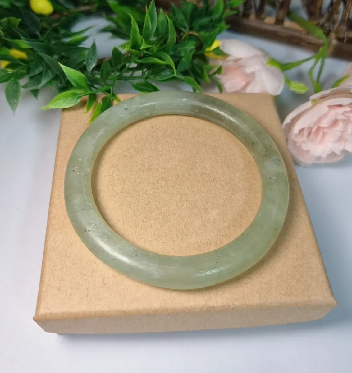 천연 옥팔찌 뱅글팔찌 원석 선물