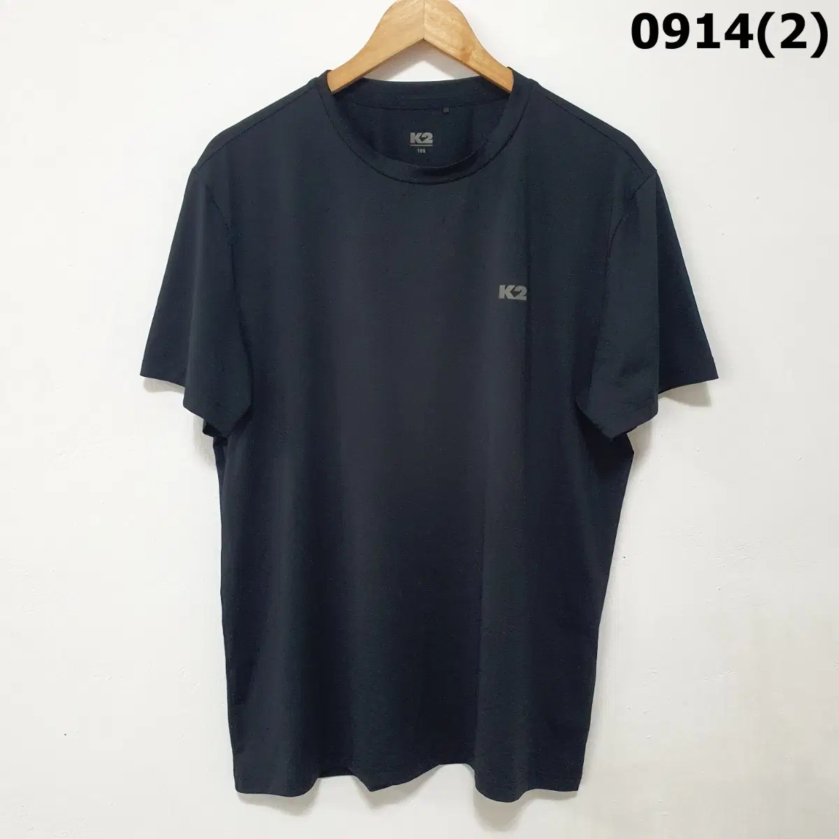 K2 기능성 반팔 티셔츠 블랙 105