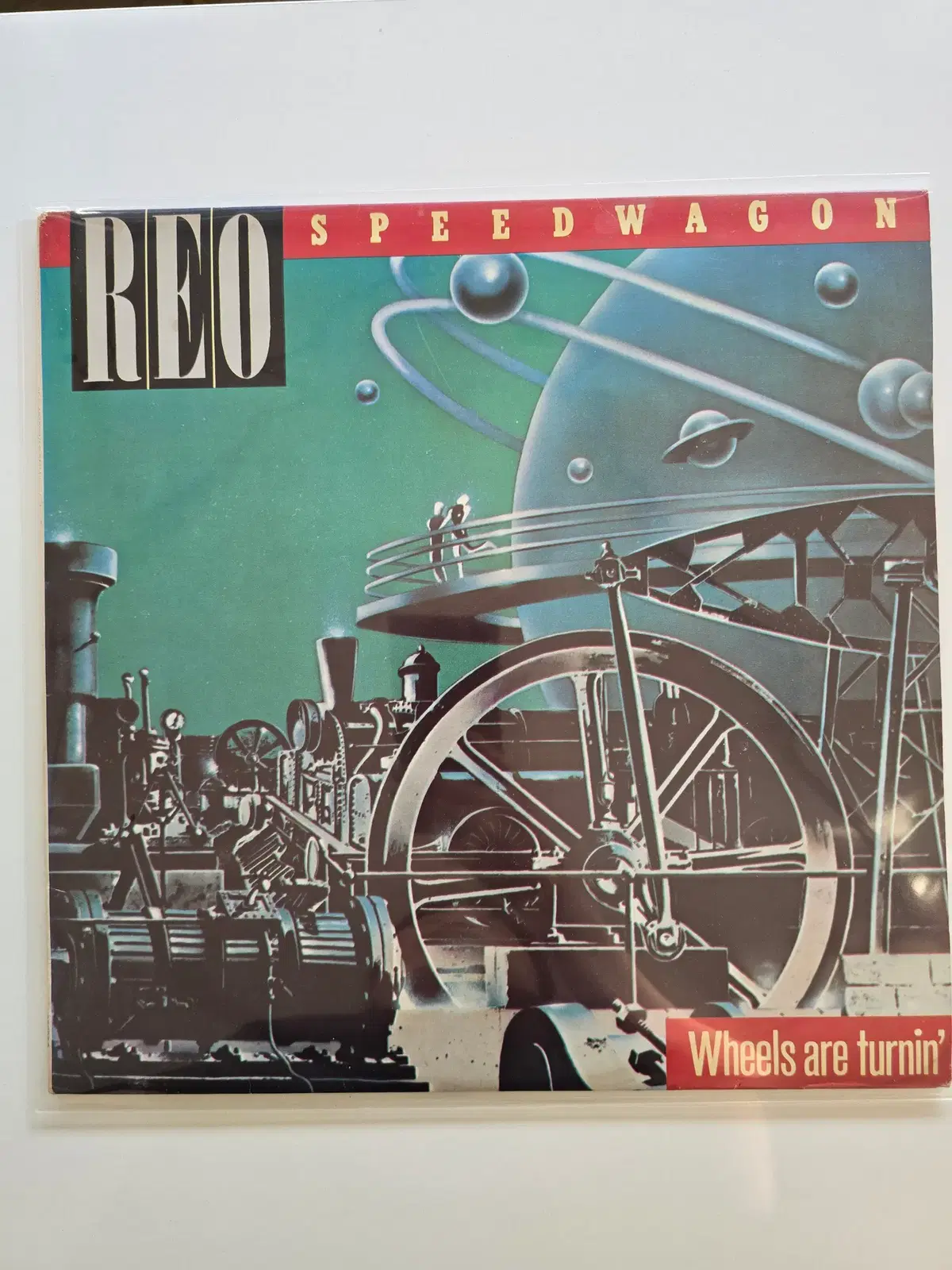REO Speedwagon 알이오 스피드웨건 LP / Wheels Are Turnin/NM/가사지