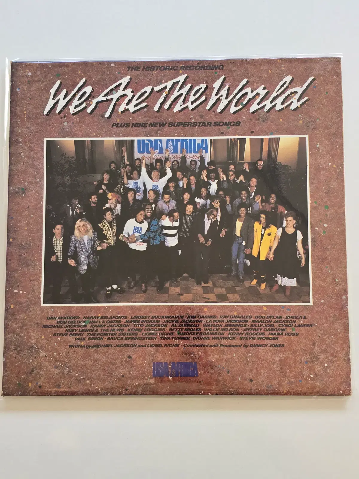 USA for Africa 게이트폴더 LP / We Are The World/NM,EX+소리영향없음 사진참조