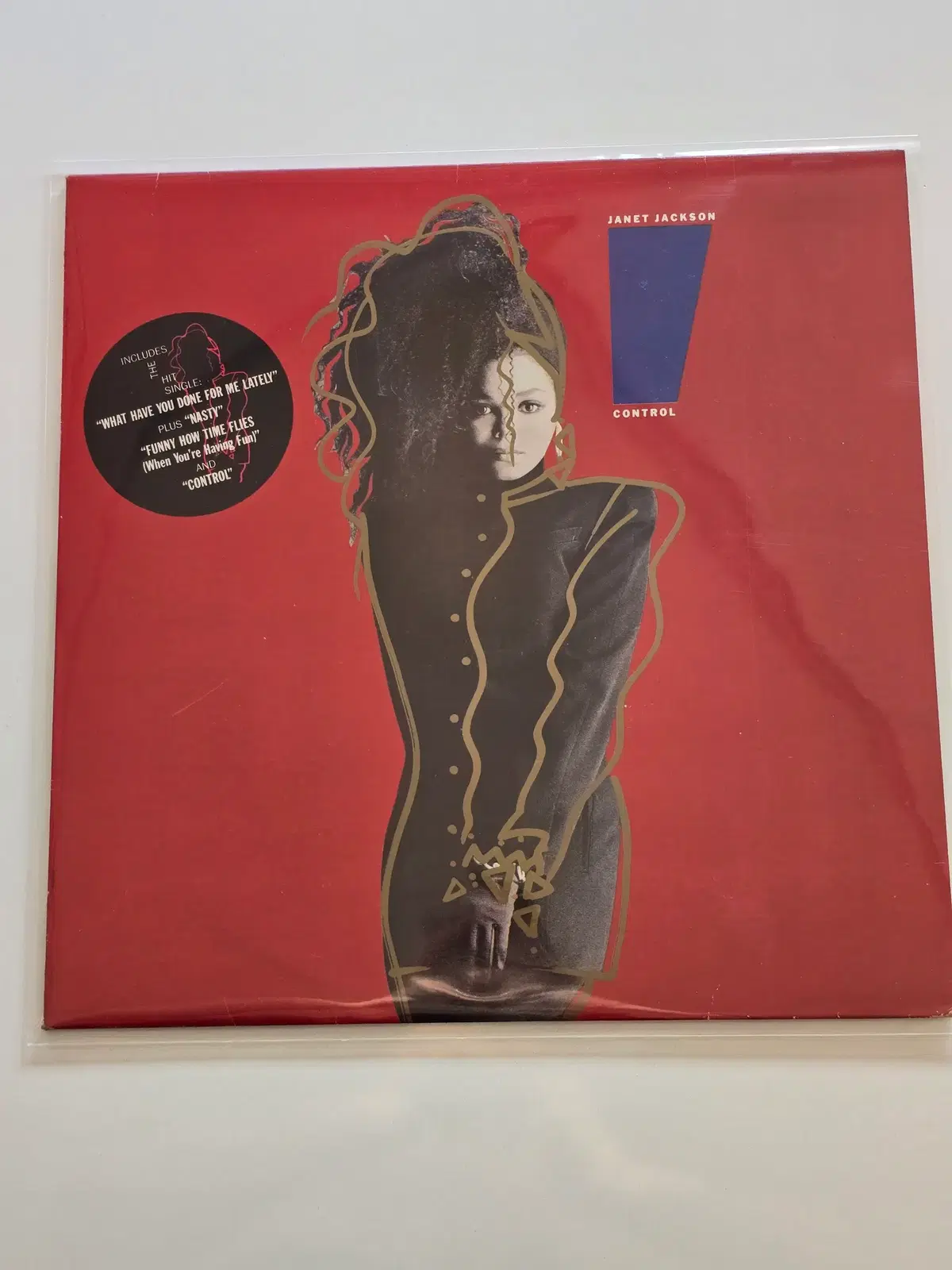 Janet Jackson 자넷 잭슨 LP / Control/EX+/가사지