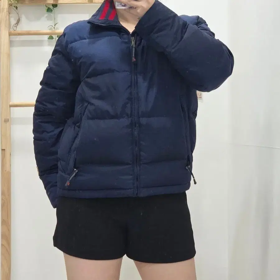 [S/90]희귀템 폴로 랄프 로렌 RL67 자수 패치 덕다운 패딩