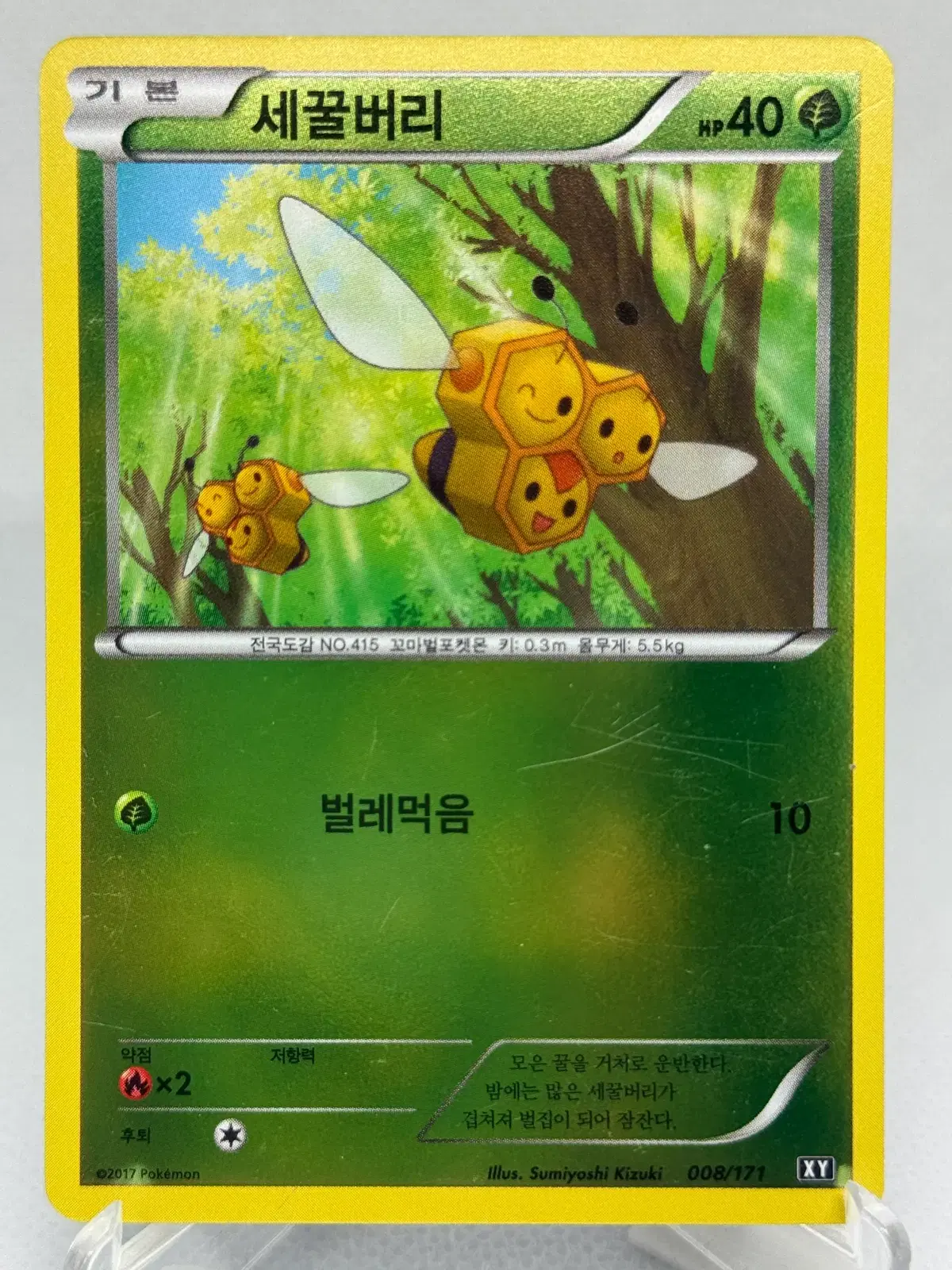 포켓몬카드 XY 세꿀버리 [XY 008/171] 한글판 미러카드