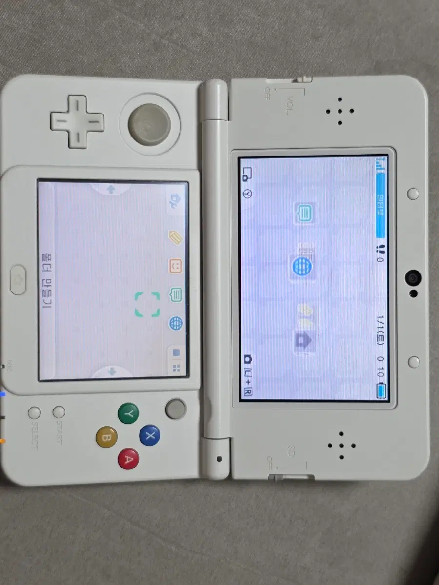 닌텐도 new 3ds 뉴작다수 화이트 일판 32gb