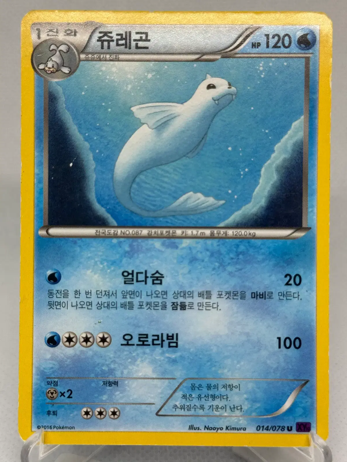포켓몬카드 XY 쥬레곤 [XY10 014/078] 한글판 일반카드