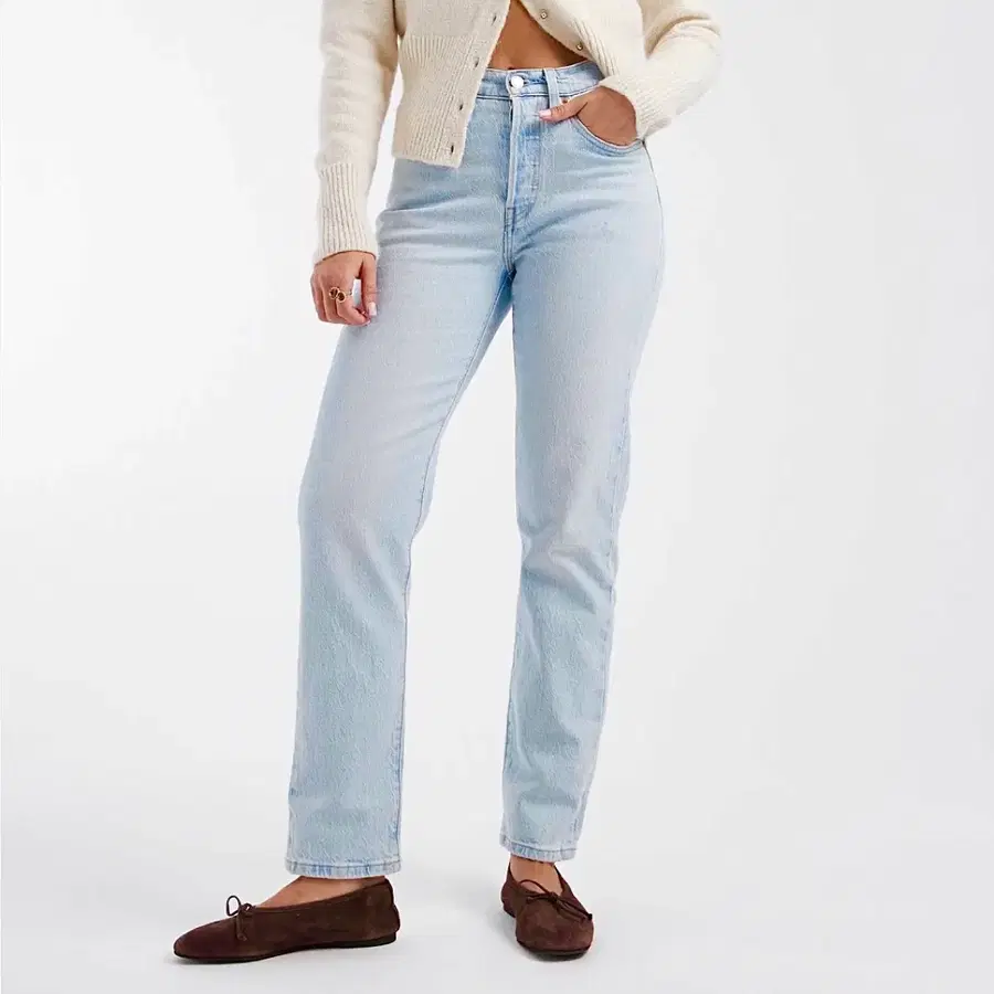 (새상품) Levi's 리바이스 501 크롭 스트레이트 진 (27-28)