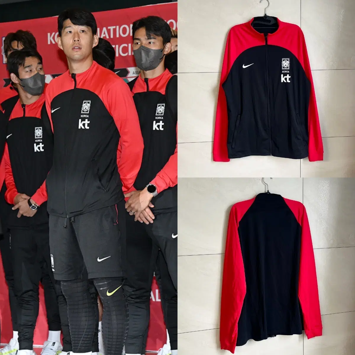(2XL)나이키 대한민국 22-24 축구 국대 트레이닝 유니폼 져지