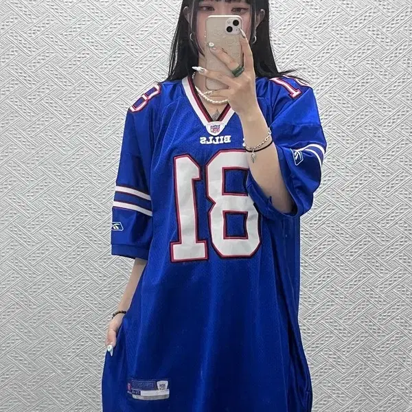 리복 NFL 버팔로빌스 81번 이슬리 유니폼 반팔티 110 C14757