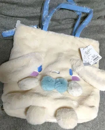 산리오 시나모롤 퍼 토트백 백팩 2way 미사용