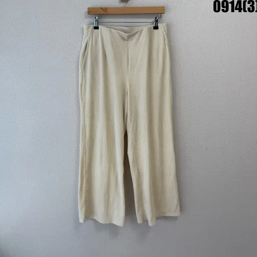 HELLENKAREN 코듀로이 와이드 팬츠 베이지 88