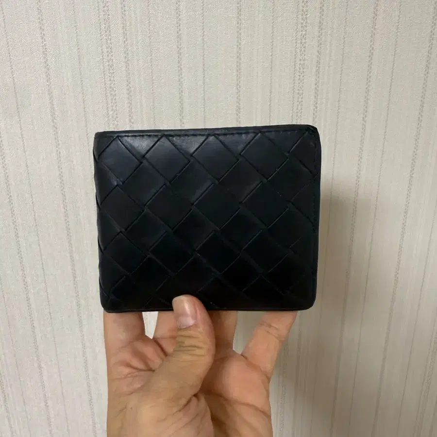 보테가베네타 인트레치아토 반지갑 블랙