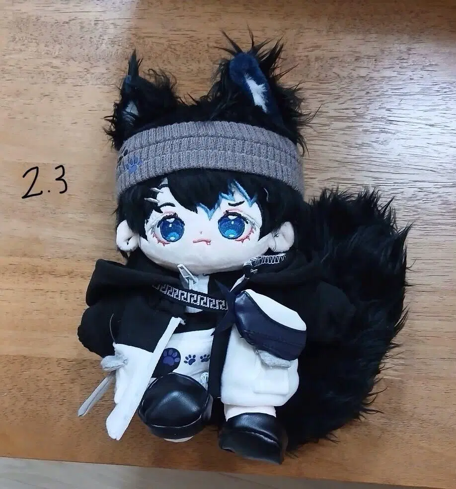 15cm 무속성 인형(옷, 꼬리포함)