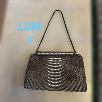LUMY 메탈릭 파티 백