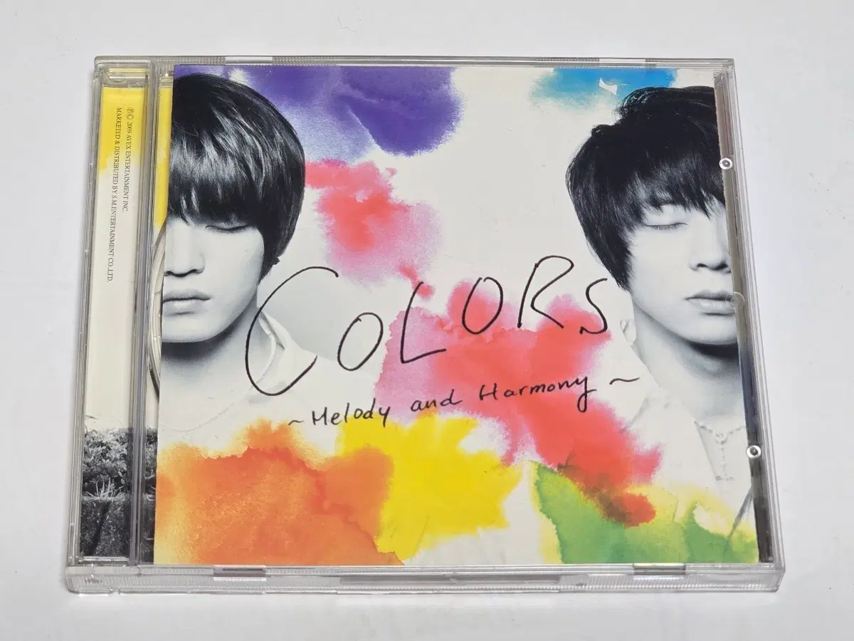 동방신기 재중&유천 싱글 CD - COLORS Melody and Harmony