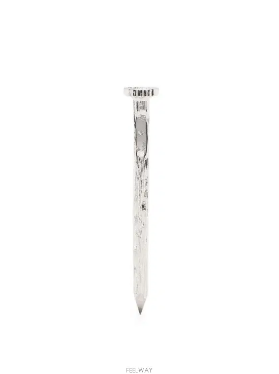 off white nail single earring